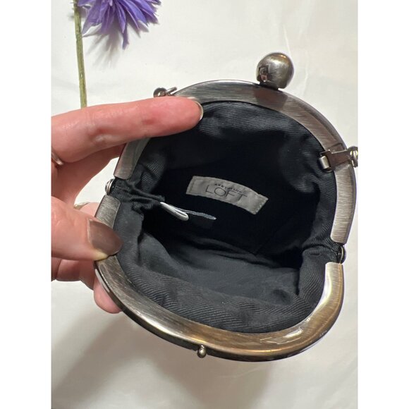 Ann Taylor Loft Satin Beaded Mini Bag - Picture 4 of 6